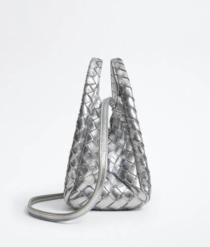 Women's Baby Campana in Silver Bottega Veneta Taiwan EN - Image 3