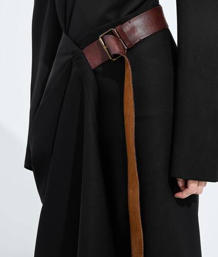Rock aus Grain-de-Poudre-Wolle f&uuml;r Damen in Double black Bottega Veneta Deutschland DE - Image 4