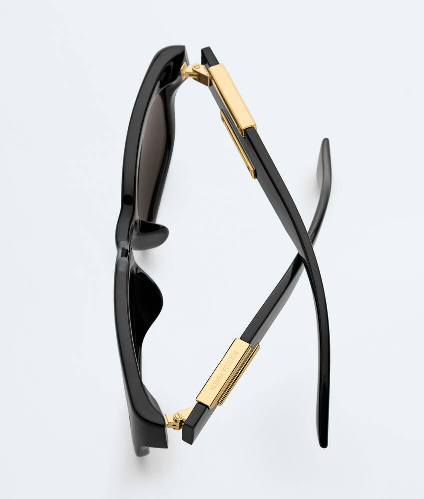 Dash Squared Sunglasses in Black/grey Bottega Veneta Mexico EN - Image 3