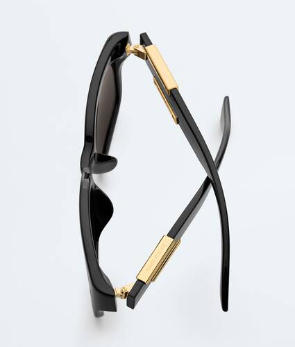 Dash Squared Sunglasses in Black/grey Bottega Veneta Mexico EN - Image 3
