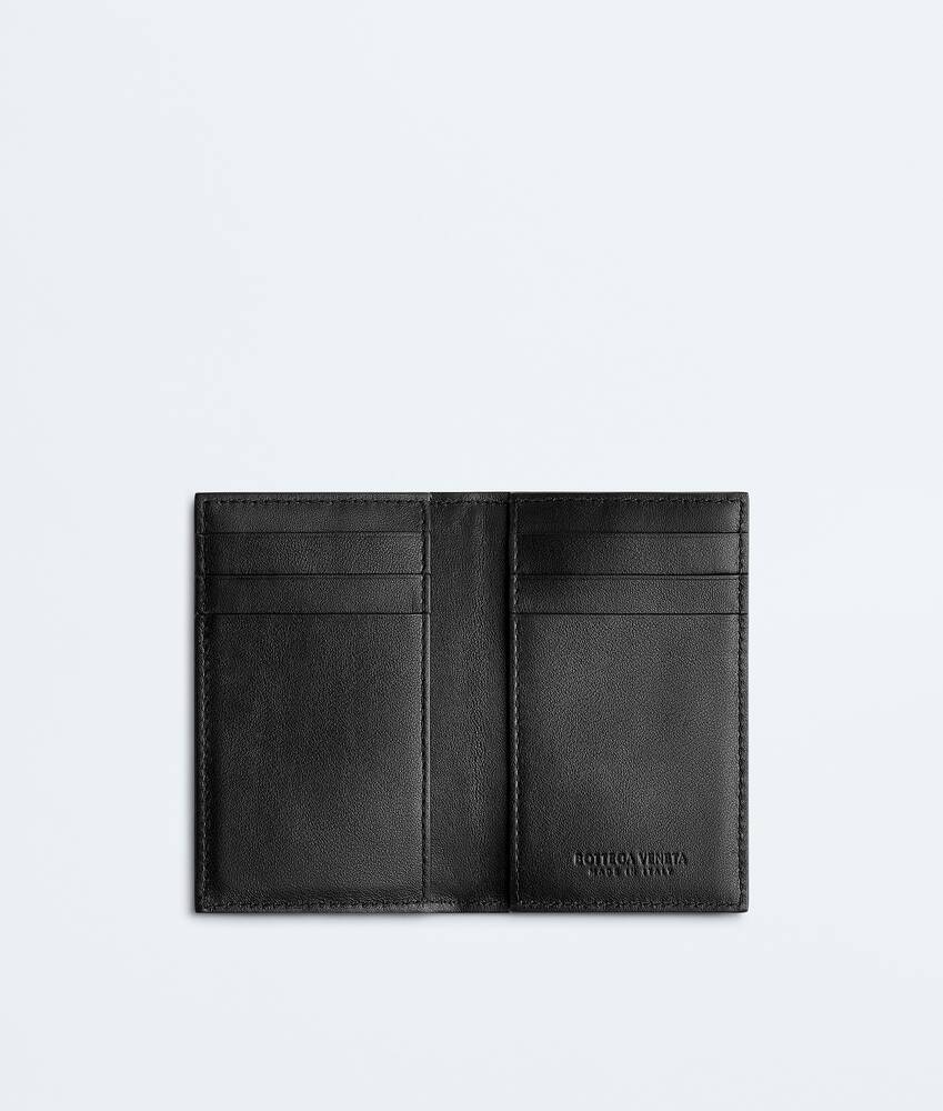 Men's Cassette Flap Card Case in Black Bottega Veneta Taiwan EN - Image 2