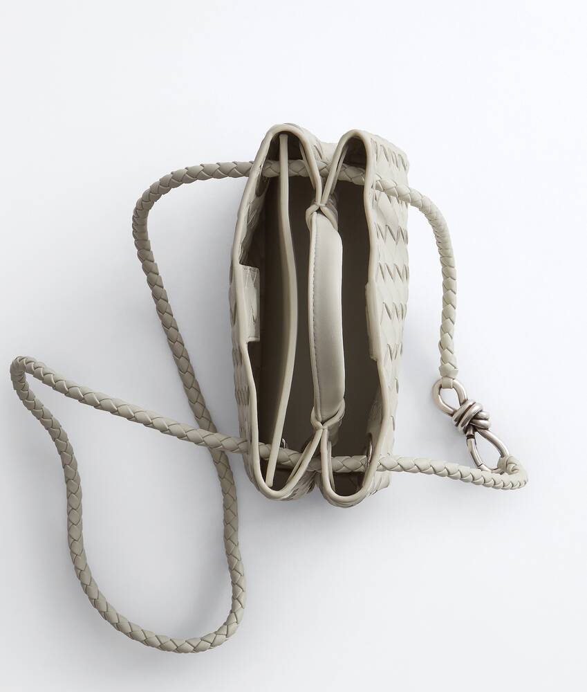Women's Mini Andiamo in Silica gray Bottega Veneta United Arab Emirates EN - Image 3