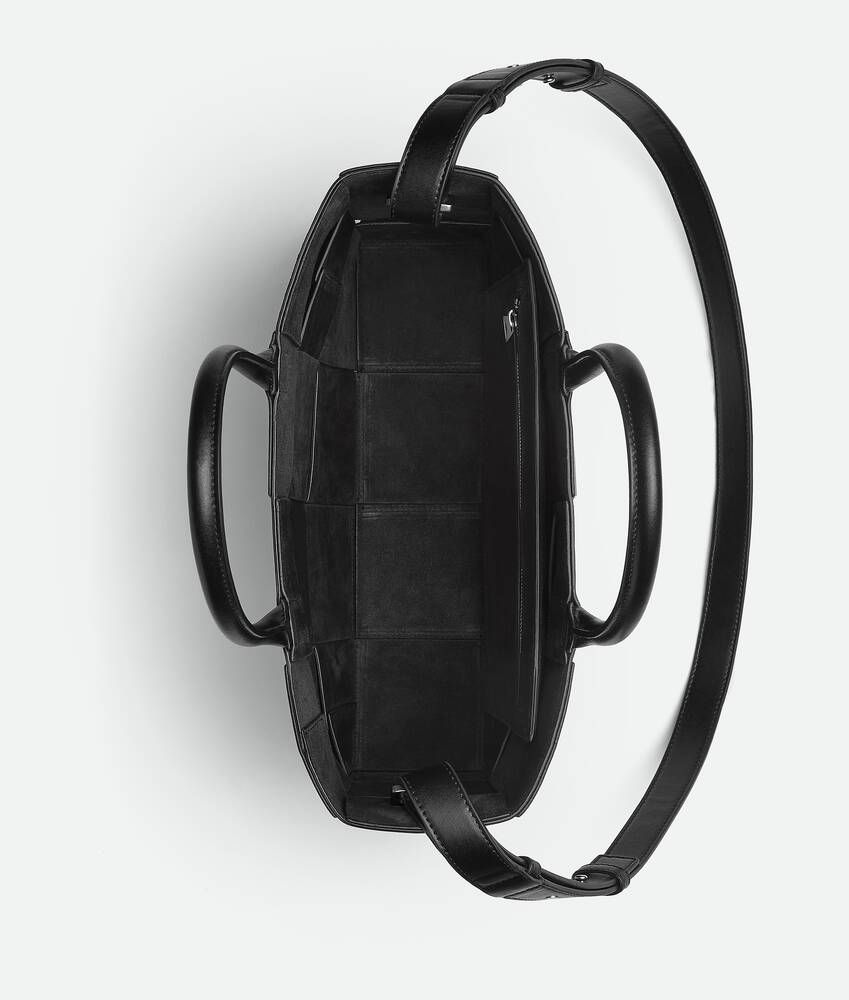 Men's Small East-West Arco Tote in Black Bottega Veneta United Kingdom EN - Image 3