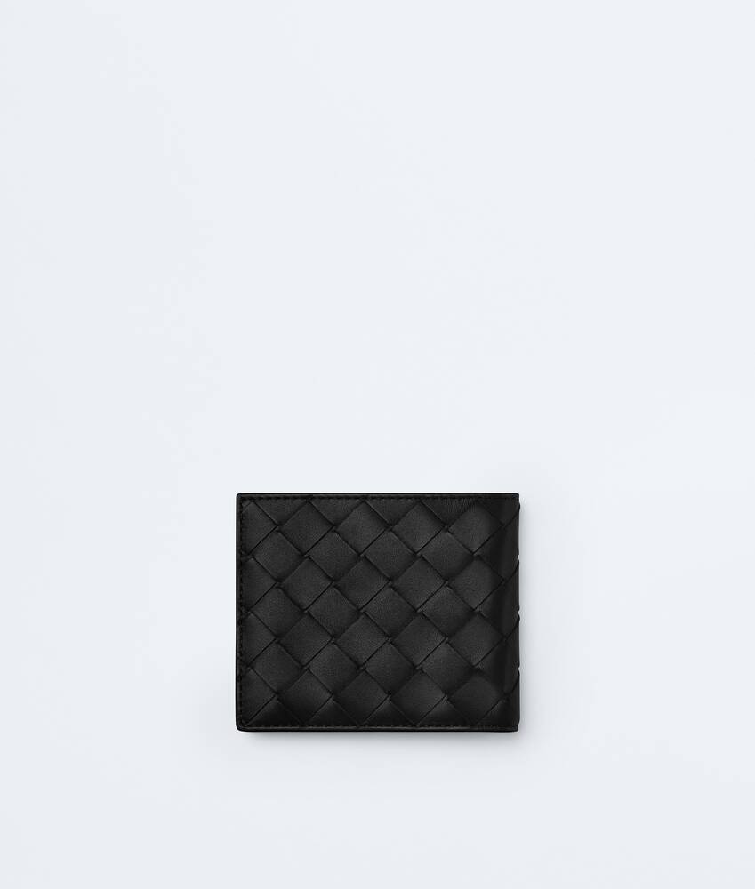 Men's Intrecciato Bi-Fold Wallet in Black Bottega Veneta United States EN - Image 3