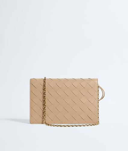 Women's Andiamo Pouch on Chain in Shore Bottega Veneta Malaysia EN - Image 5