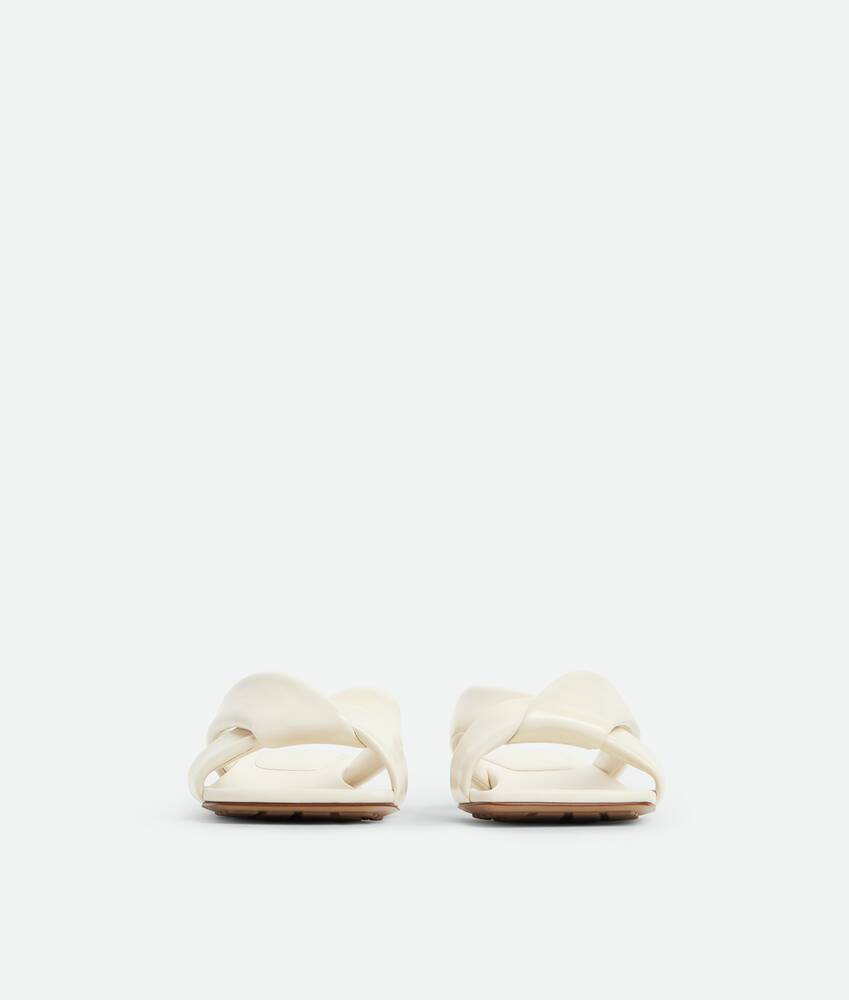 Women's Riva Flat Mule in Sea salt Bottega Veneta Norway EN - Image 3