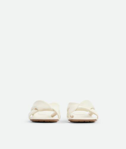Women's Riva Flat Mule in Sea salt Bottega Veneta Norway EN - Image 3