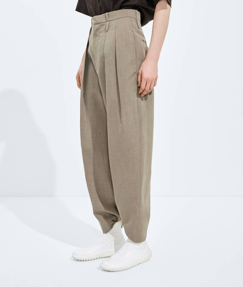 大きな商品イメージを表示する 2 - ウール＆リネン パンツ