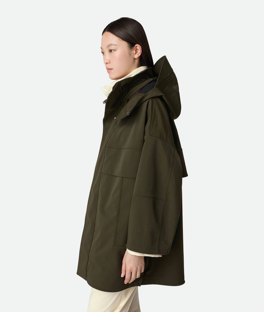 Women's Bonded Tech Wool Parka in Rainforest Bottega Veneta Hong Kong SAR China EN - Image 2
