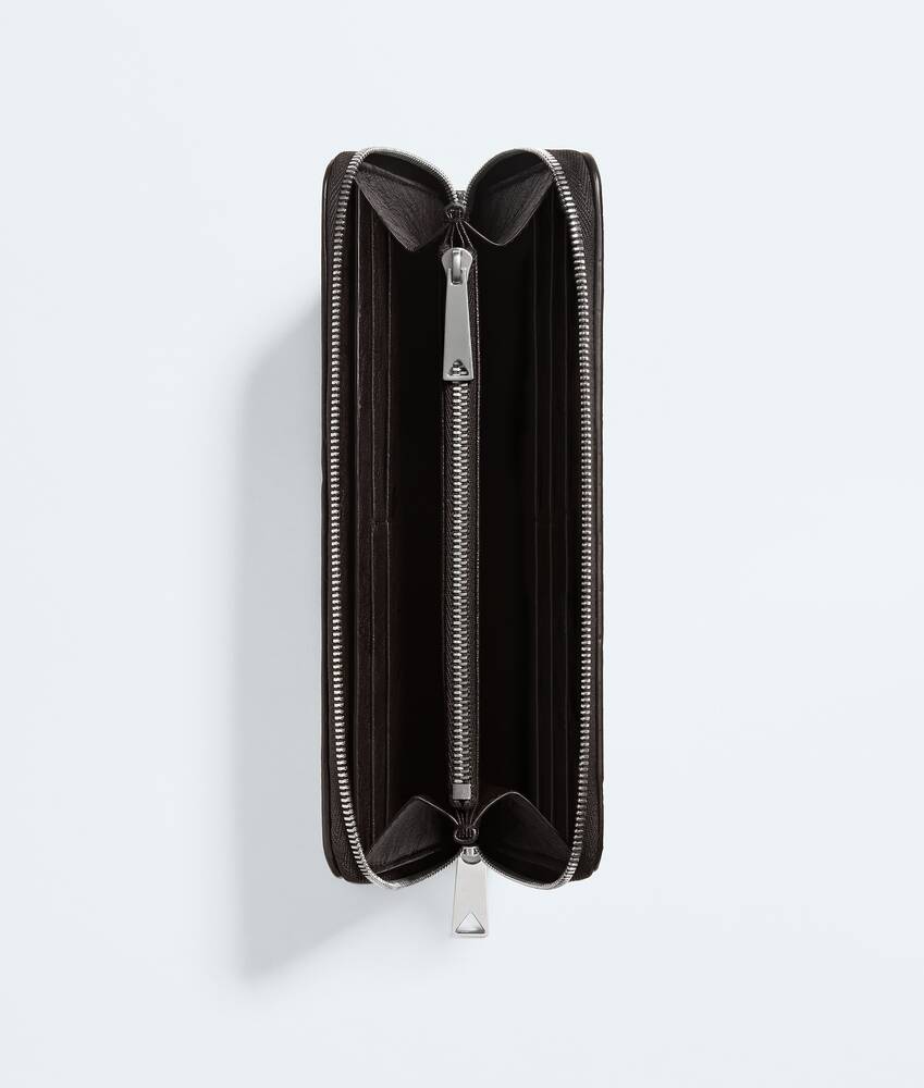 Men's Woven Mycelium Zip-Around Wallet in Espresso Bottega Veneta Zimbabwe EN - Image 2