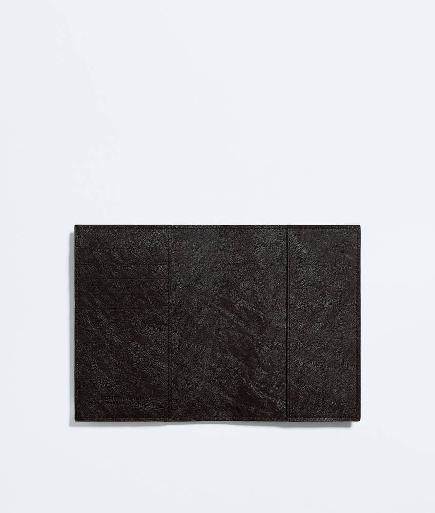 Men's Woven Mycelium Passport Case in Espresso Bottega Veneta Zimbabwe EN - Image 2