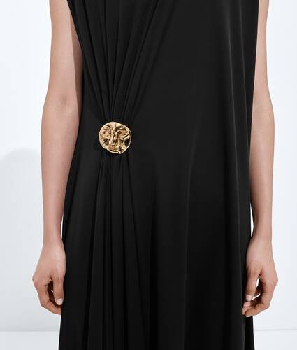 Crepe Viscose Jersey Dress