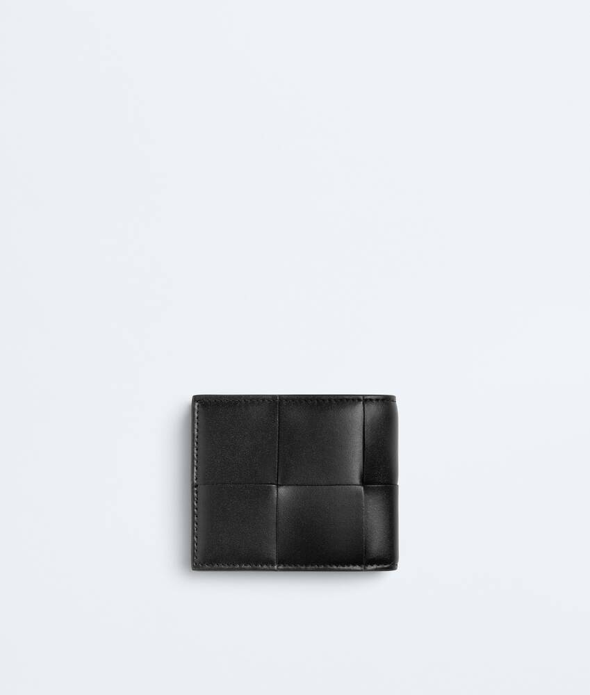 Men's Cassette Bi-Fold Wallet in Black/parakeet Bottega Veneta United States EN - Image 3
