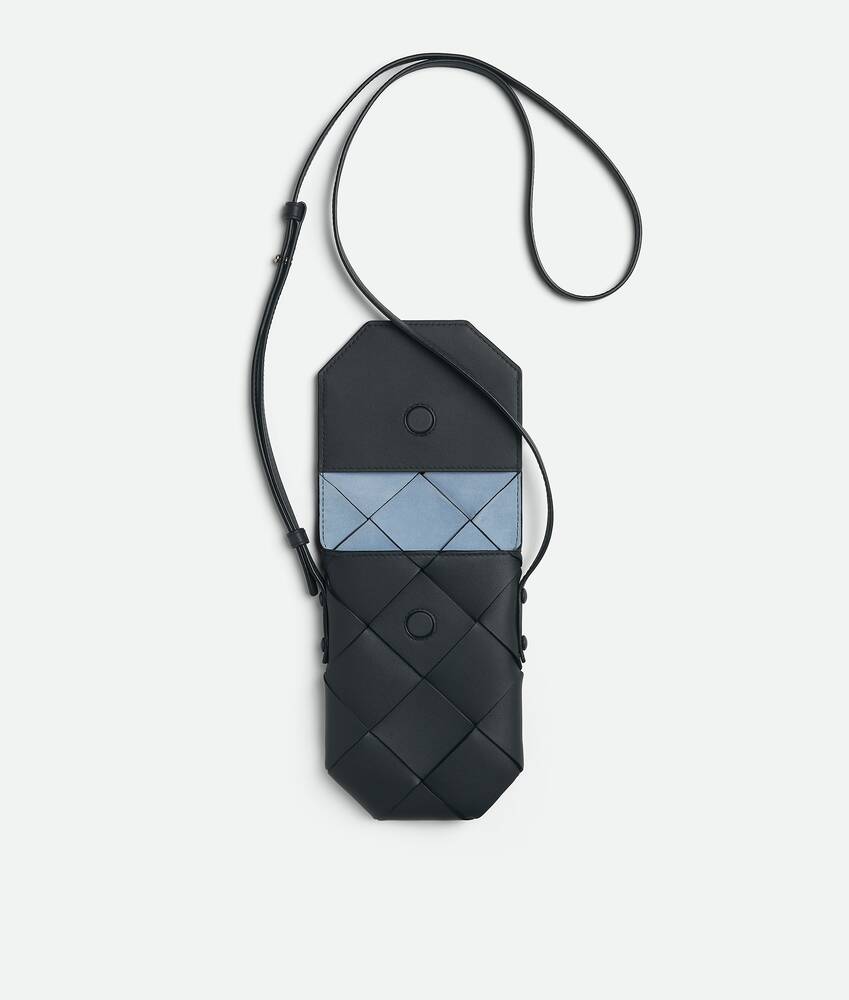 Men's Diago Phone Pouch in Ardoise/ice Bottega Veneta United Kingdom EN - Image 2