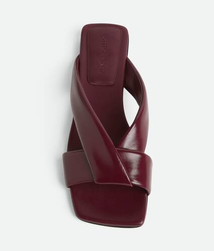 Women's Riva Flat Mule in Barolo Bottega Veneta Norway EN - Image 6