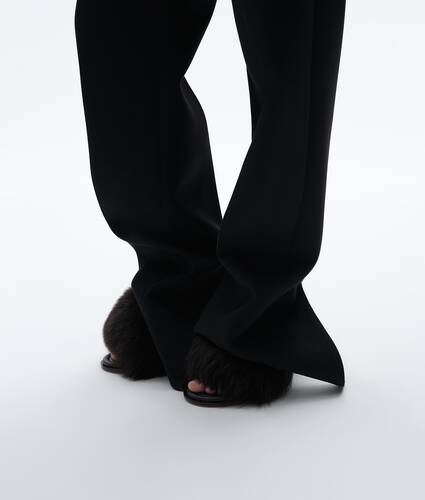 Hose aus Grain-de-Poudre-Wolle f&uuml;r Damen in Double black Bottega Veneta Deutschland DE - Image 2