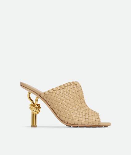 Women's Knot Mule in Cane sugar Bottega Veneta United States EN - Image 1