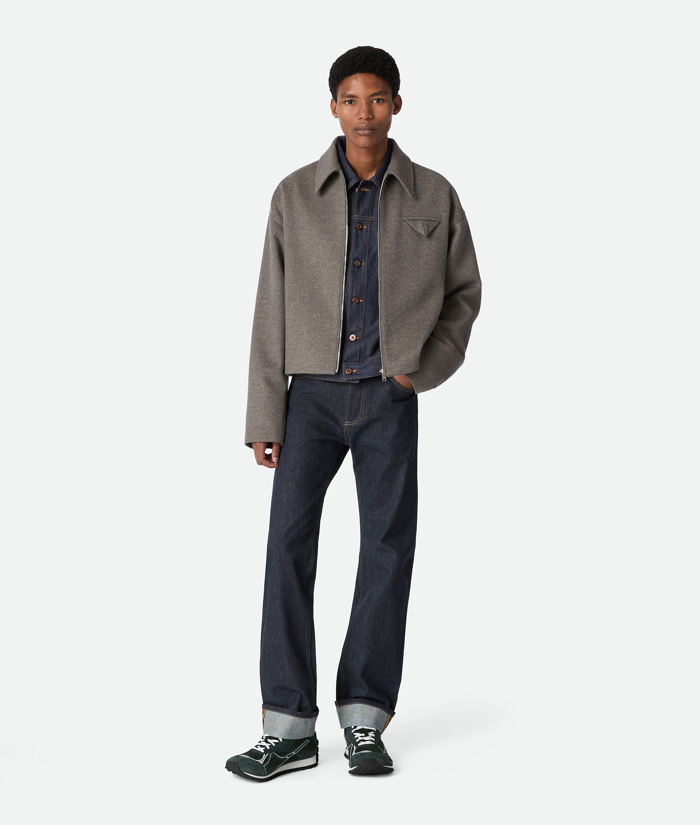 Bottega Veneta Orbit Mesh Running Sneakers Rubber Sole In Multi