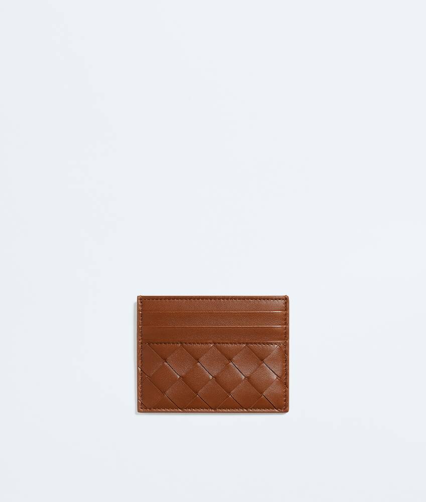 Women's Intrecciato Credit Card Case in Tannin Bottega Veneta United States EN - Image 2