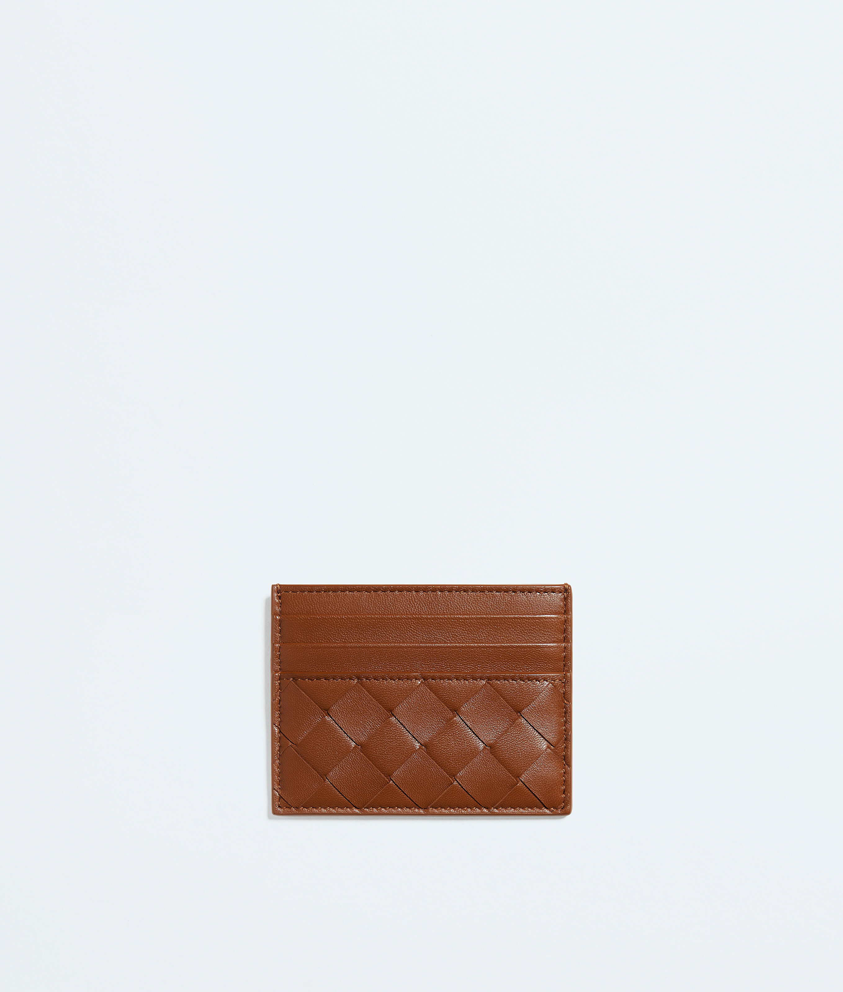 Women's Intrecciato Credit Card Case in Tannin Bottega Veneta Finland EN - Image 2