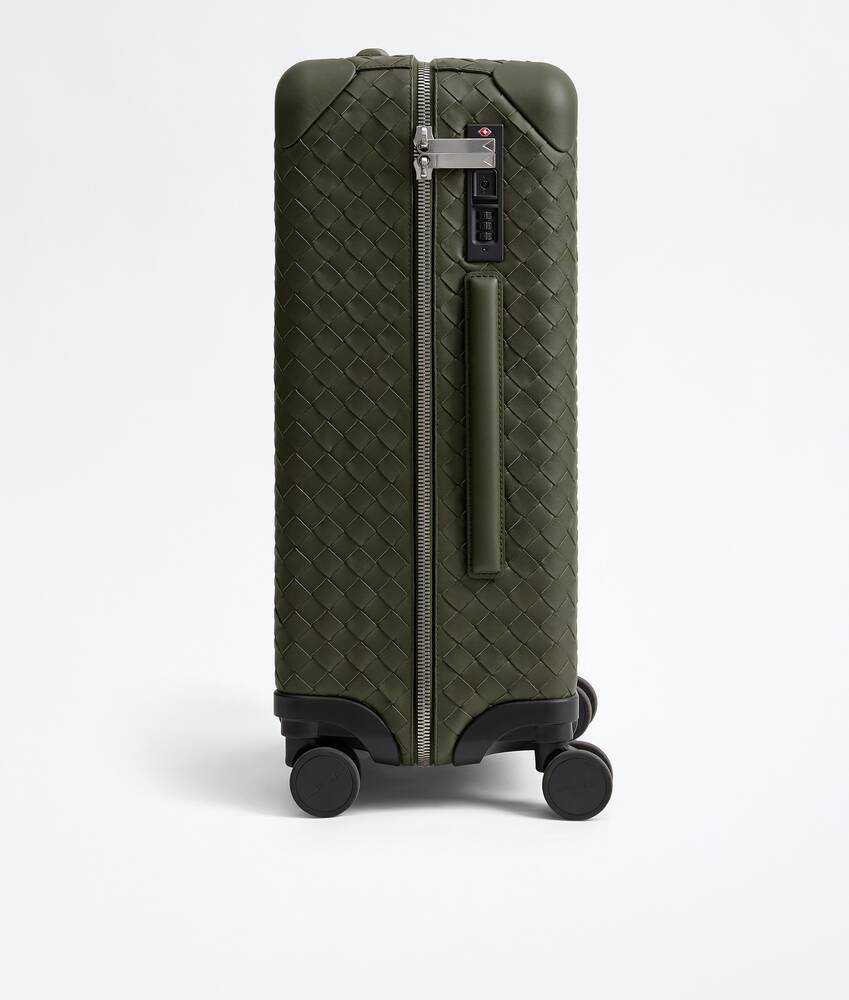 Trolley da cabina Odyssey Intrecciato da Uomo in Bark green Bottega Veneta Italia IT - Image 2