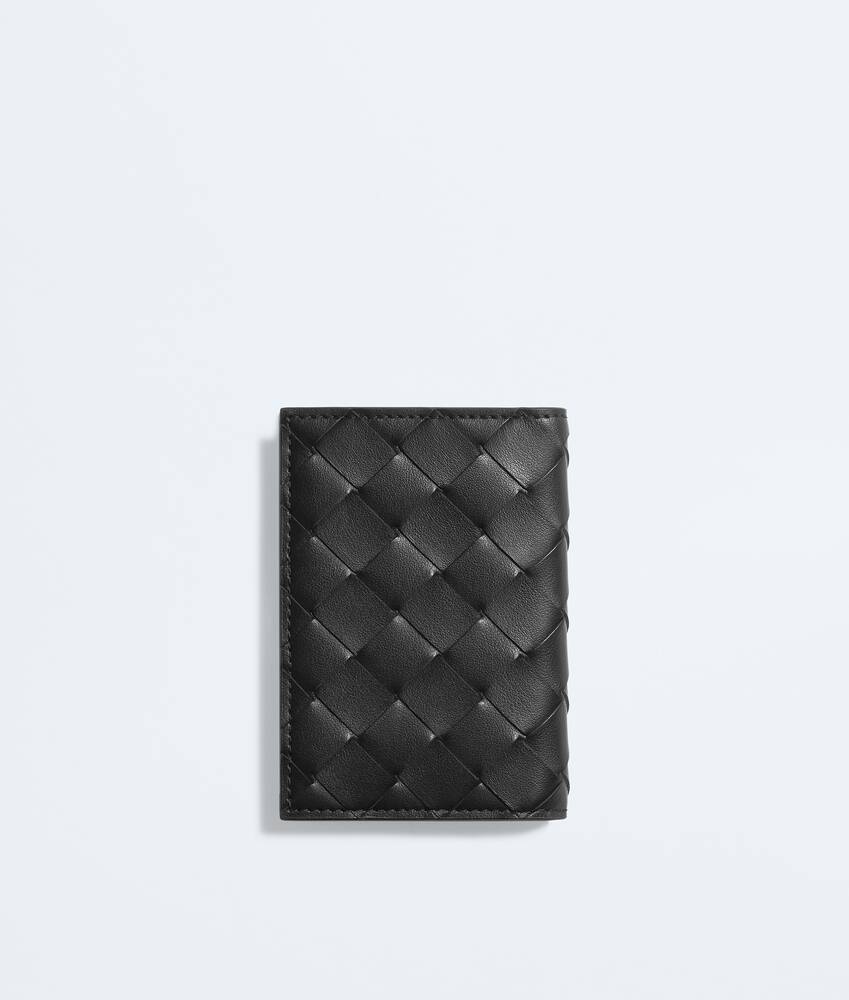 Men's Intrecciato Flap Card Case in Black/shamrock Bottega Veneta Hong Kong SAR China EN - Image 3