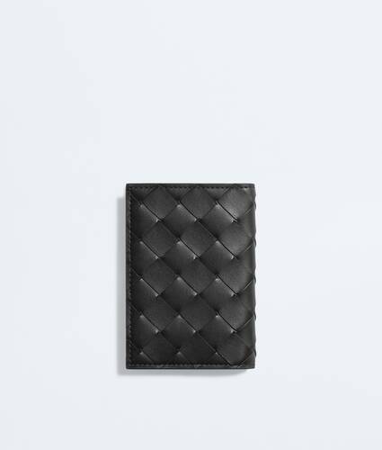 Men's Intrecciato Flap Card Case in Black/shamrock Bottega Veneta Hong Kong SAR China EN - Image 3