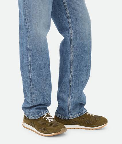 Sneaker Orbit da Uomo in Olive oil Bottega Veneta Italia IT - Image 2