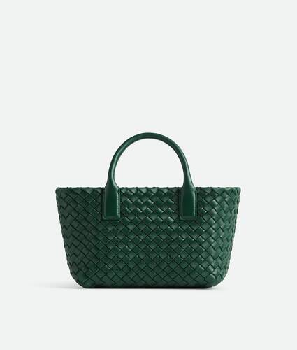Mini Cabat f&uuml;r Damen in Emerald green Bottega Veneta Schweiz DE - Image 1