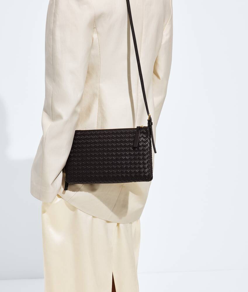 Women's Intrecciato Piccolo Medium Pouch in Espresso Bottega Veneta Spain EN - Image 2