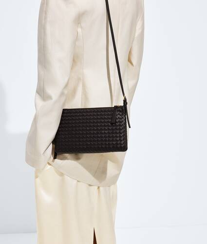 Women's Intrecciato Piccolo Medium Pouch in Espresso Bottega Veneta Spain EN - Image 2