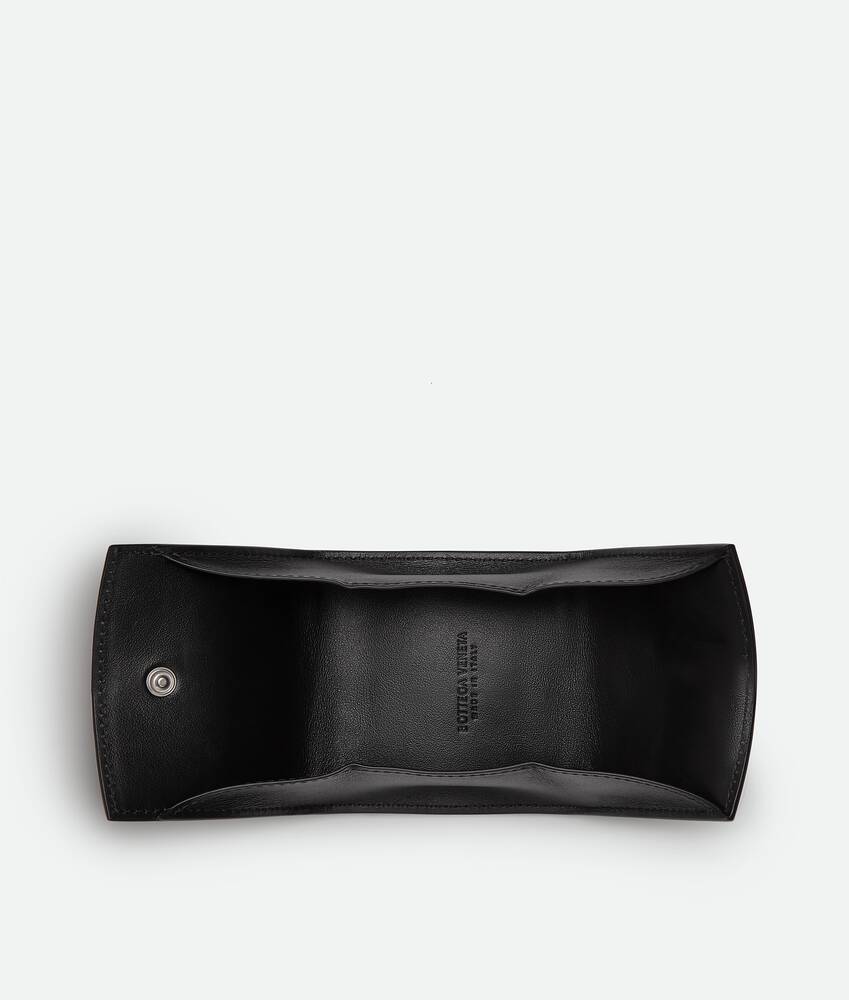 Men's Cassette Folded Coin Purse in Black Bottega Veneta Thailand EN - Image 2