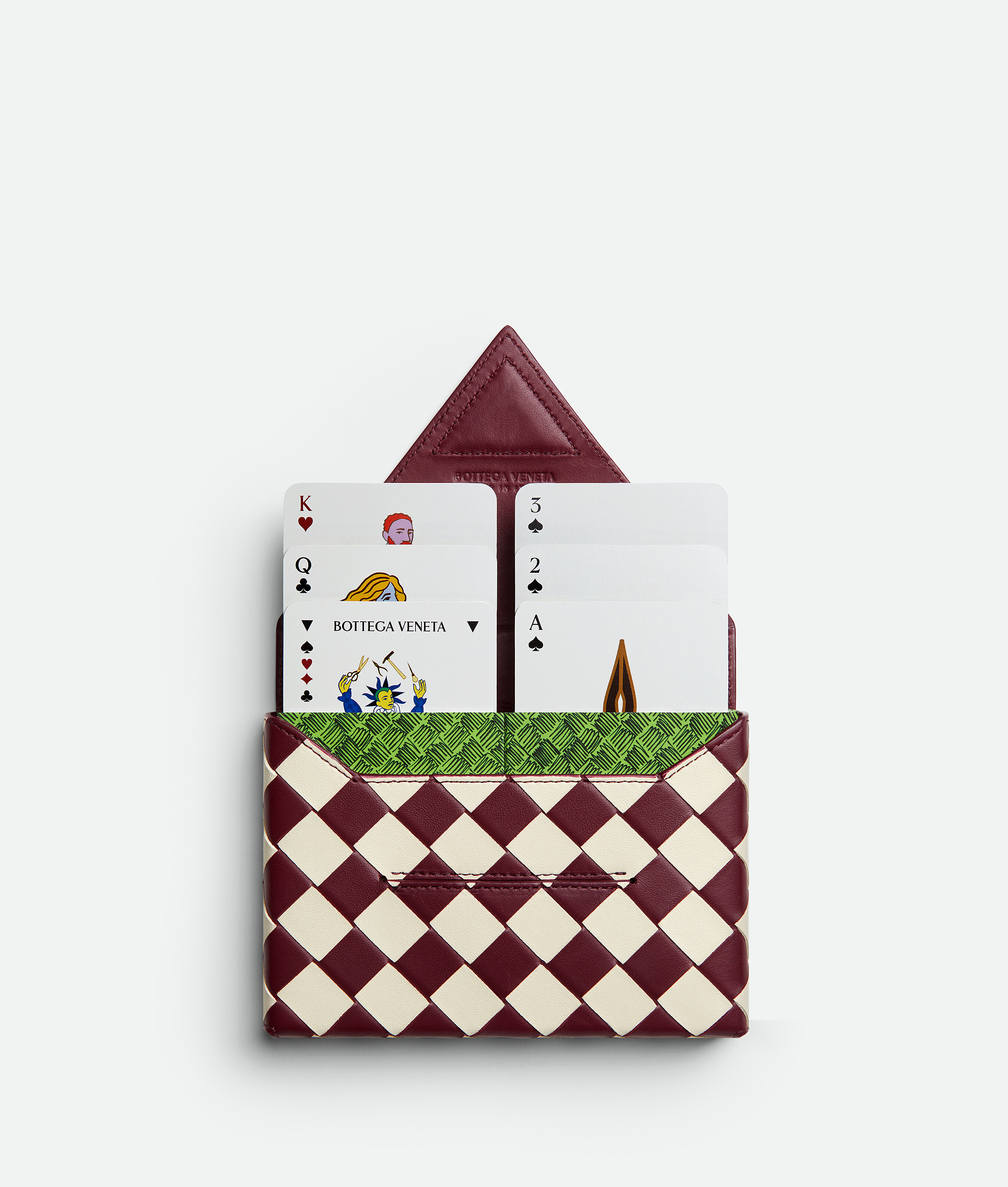 Bottega Veneta Intrecciato Playing Cards In Multi