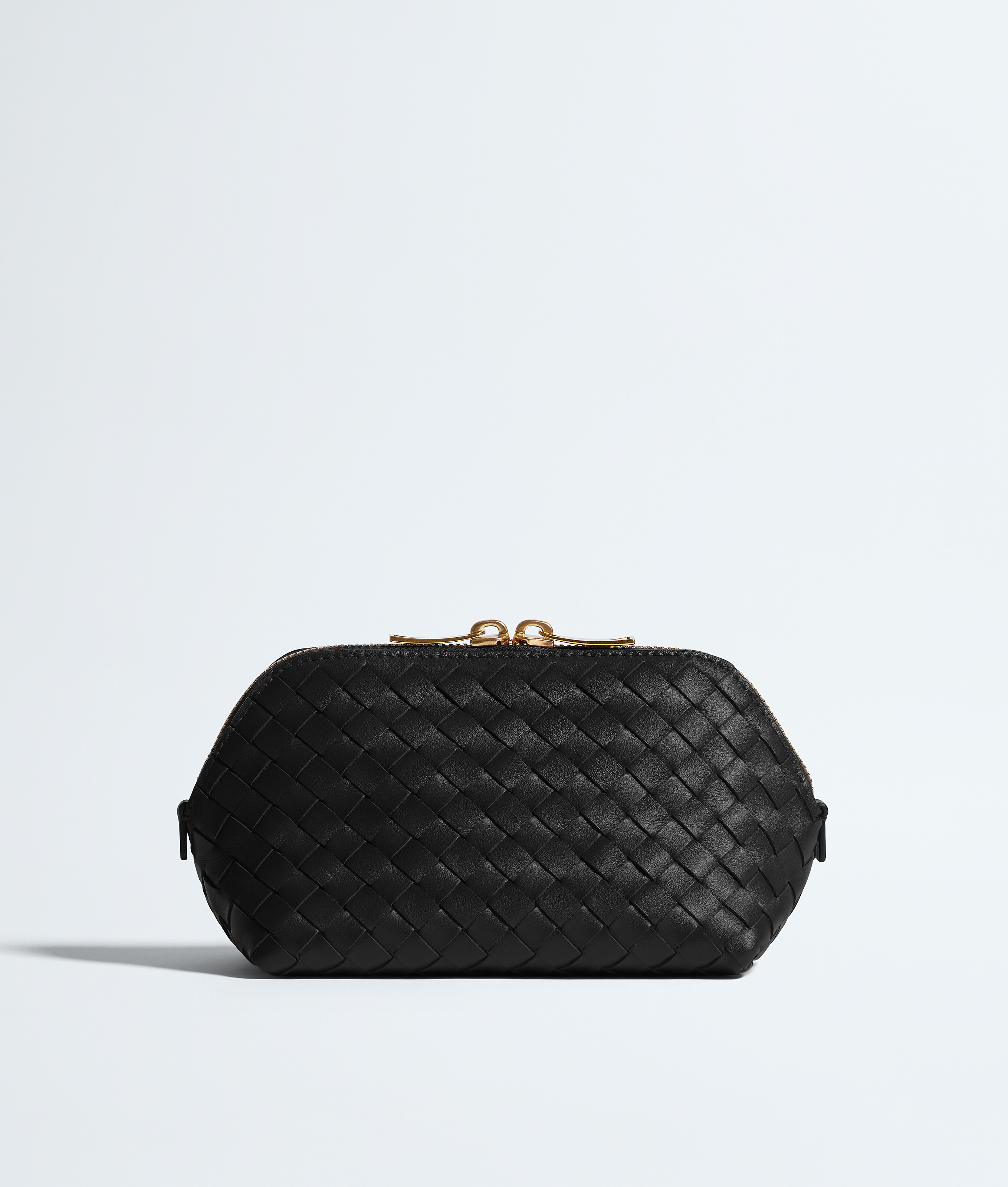 Bottega Veneta Unisex Black Small Cosmetic Pouch - U