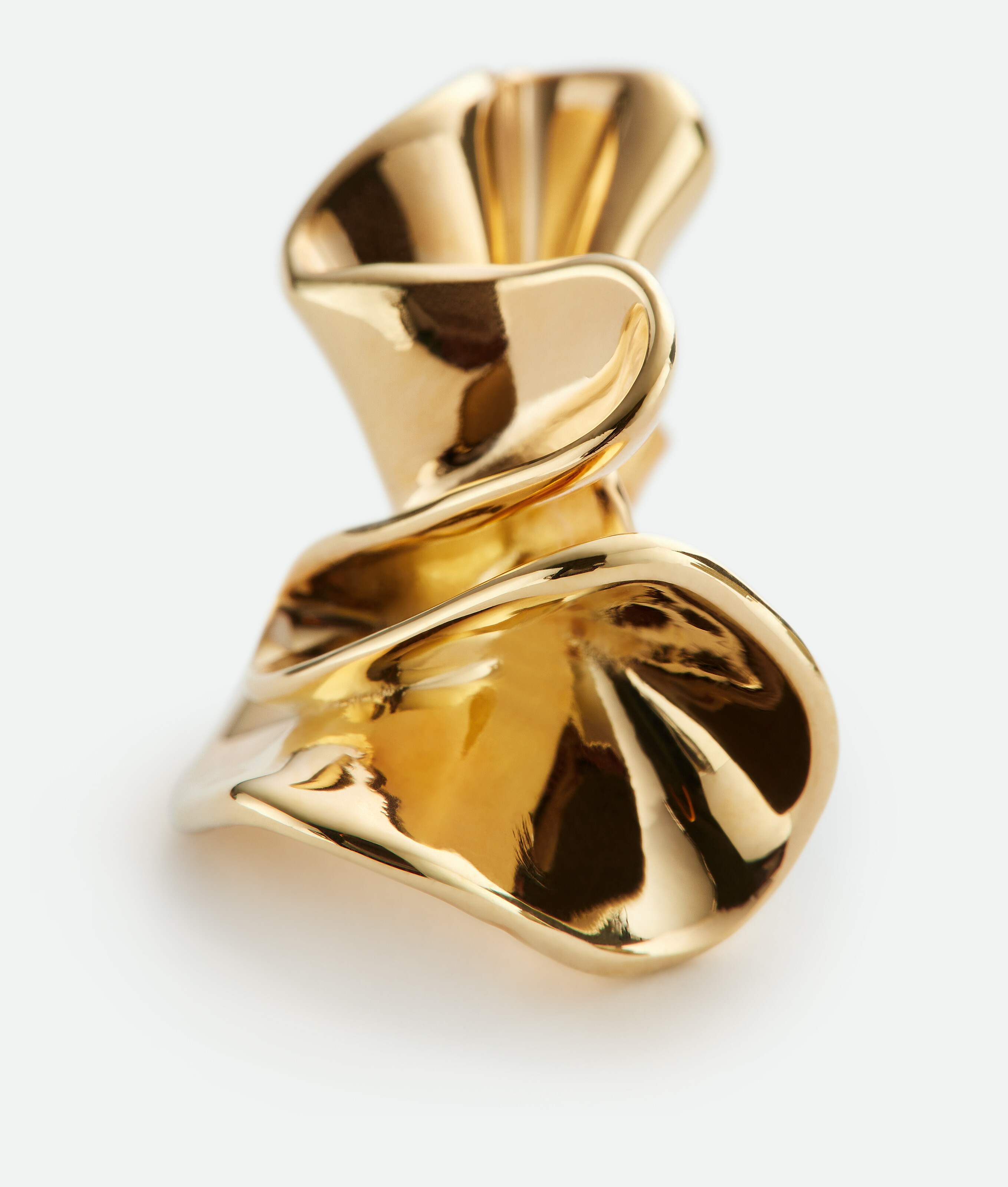 Women's Small Anemone Earrings in Yellow gold Bottega Veneta Latvia EN - Image 4