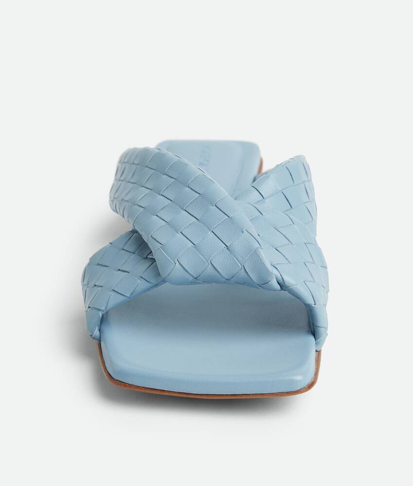 Women's Riva Flat Mule in New ice Bottega Veneta United States EN - Image 6