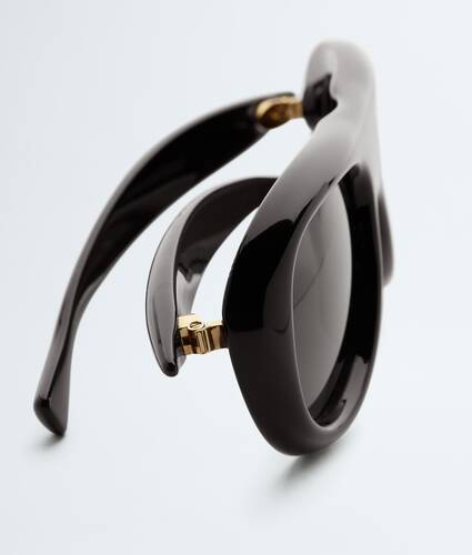 Gafas de sol Sardine estilo aviador en Black/grey Bottega Veneta Espa&ntilde;a ES - Image 3