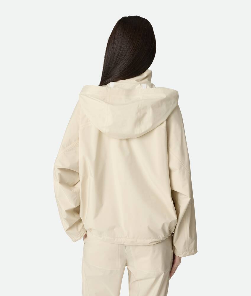 Women's Packable Nylon Hooded Blouson in Sea salt Bottega Veneta Hong Kong SAR China EN - Image 3