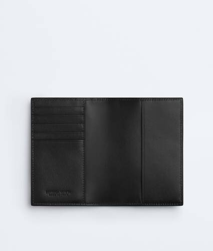 Women's Cassette Passport Case in Black Bottega Veneta Mexico EN - Image 2