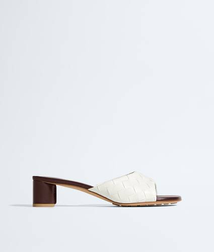 Mule Livia da Donna in Alabaster/cioccolato Bottega Veneta Italia IT - Image 1