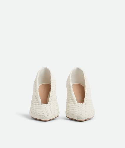 Women's Sofia Pump in White Bottega Veneta Thailand EN - Image 3