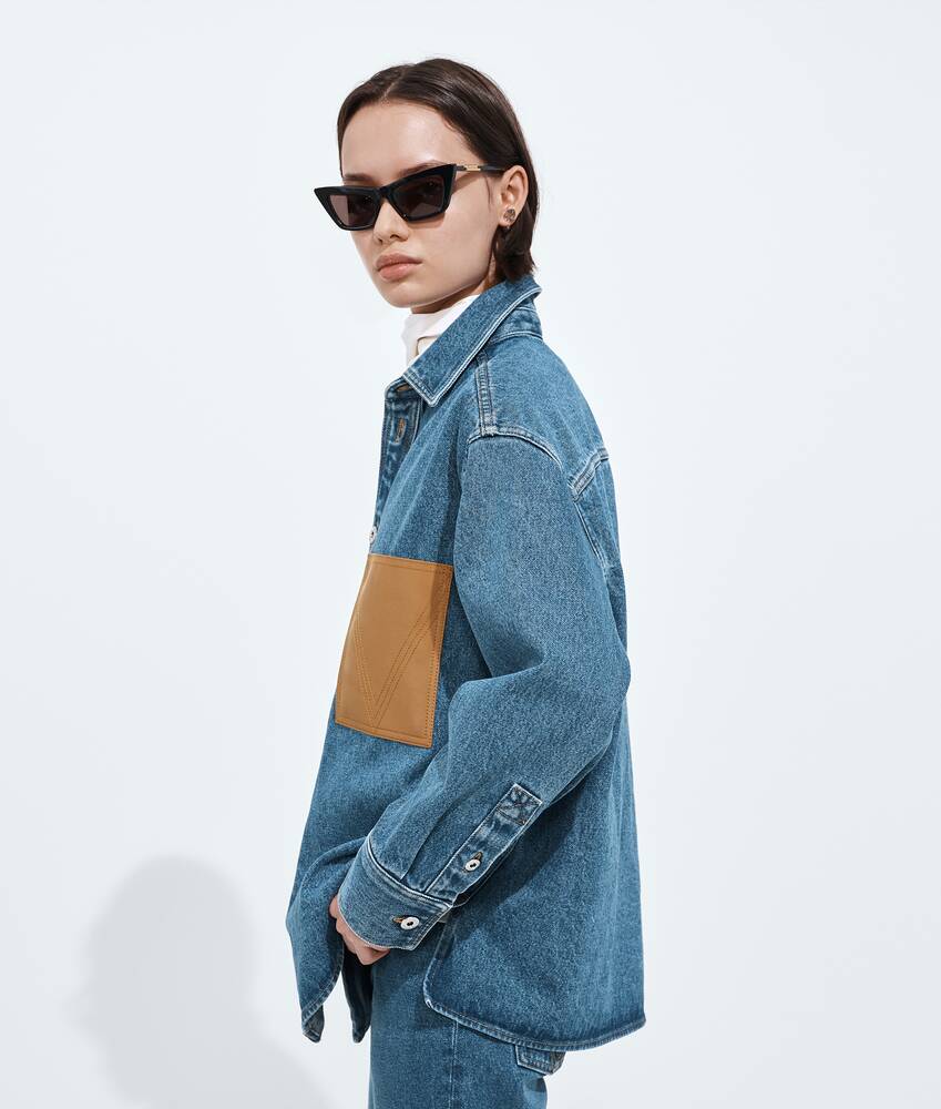 Display a large version of the product image 2 - Medium Indigo Denim Shirt