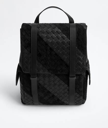 Men's Intrecciato Back to School Backpack in Black Bottega Veneta Zimbabwe EN - Image 1