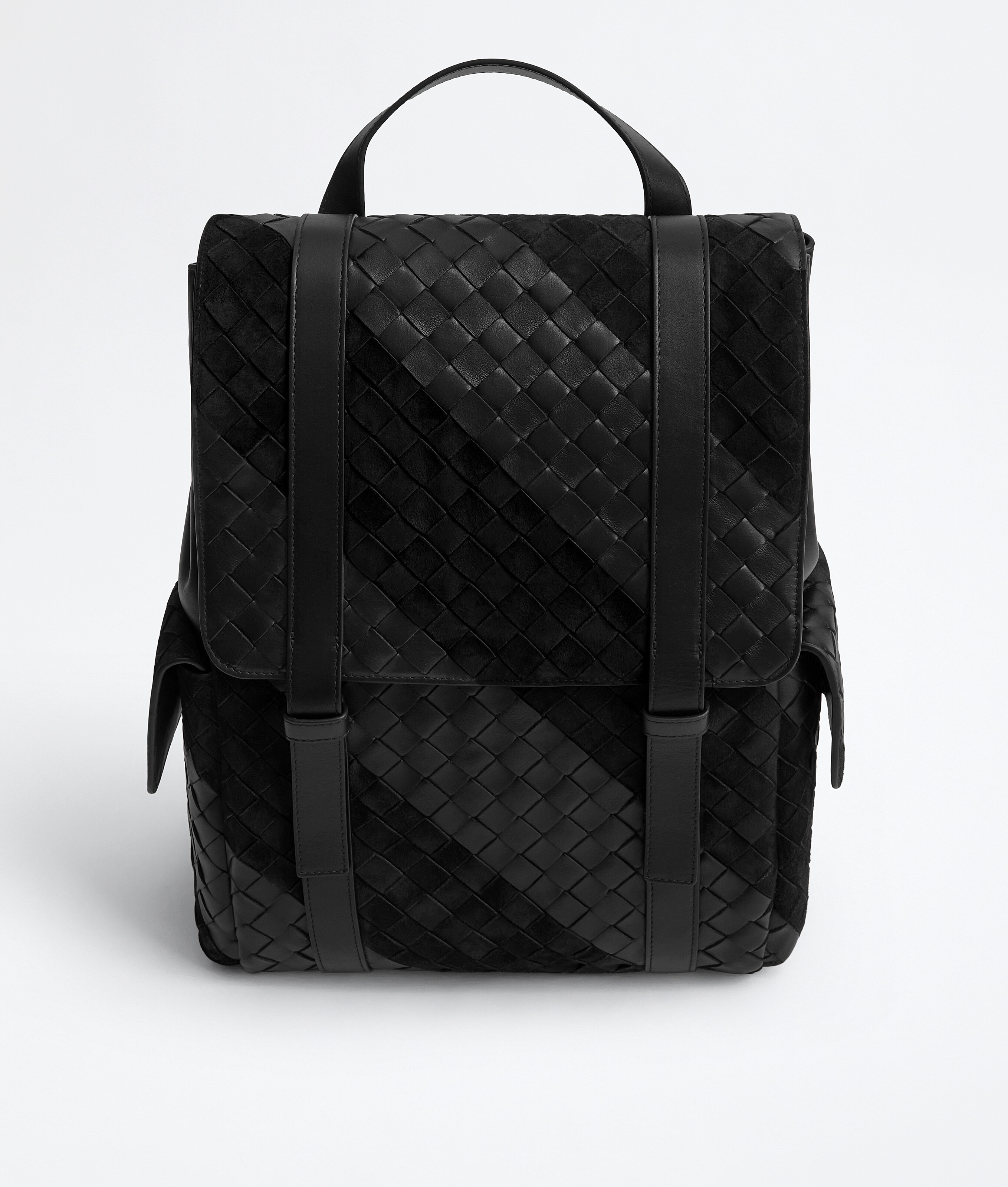 Men's Intrecciato Back to School Backpack in Black | Bottega Veneta NO