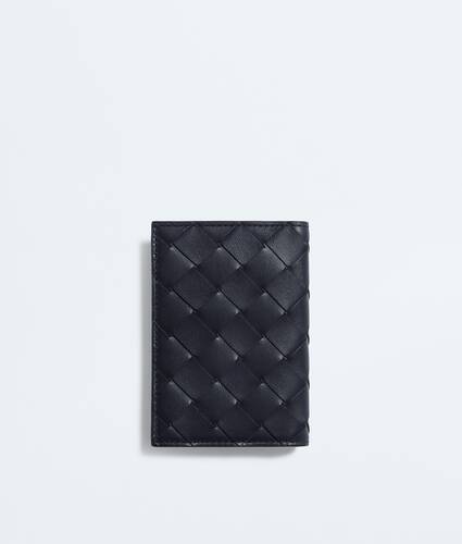 Men's Intrecciato Flap Card Case in Midnight/taxi Bottega Veneta Greece EN - Image 3