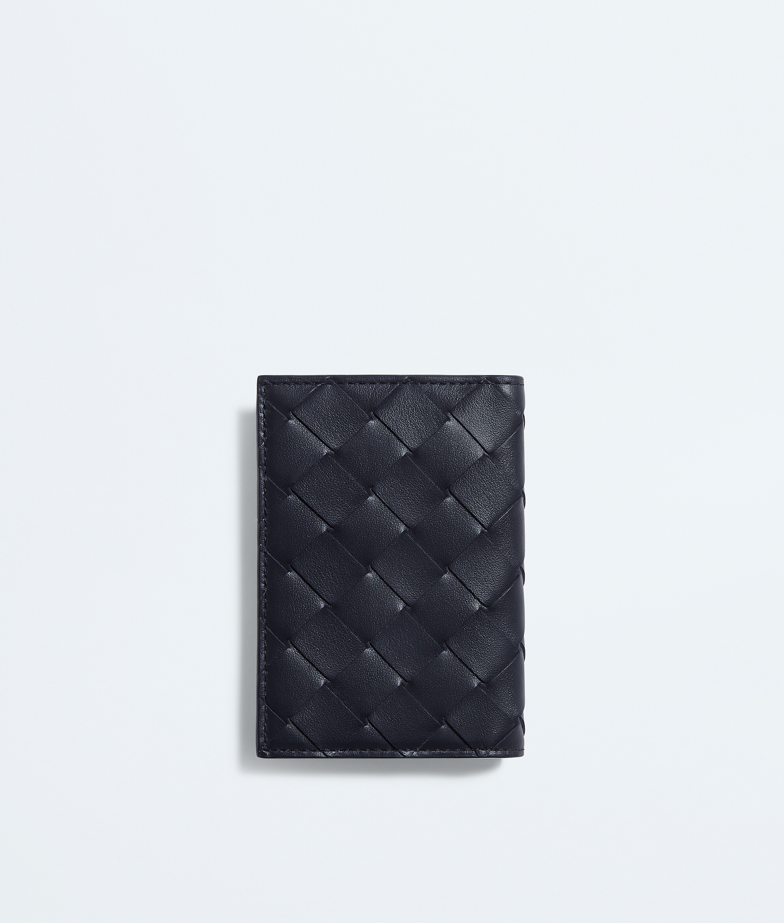 Men's Intrecciato Flap Card Case in Midnight/taxi Bottega Veneta Bulgaria EN - Image 3