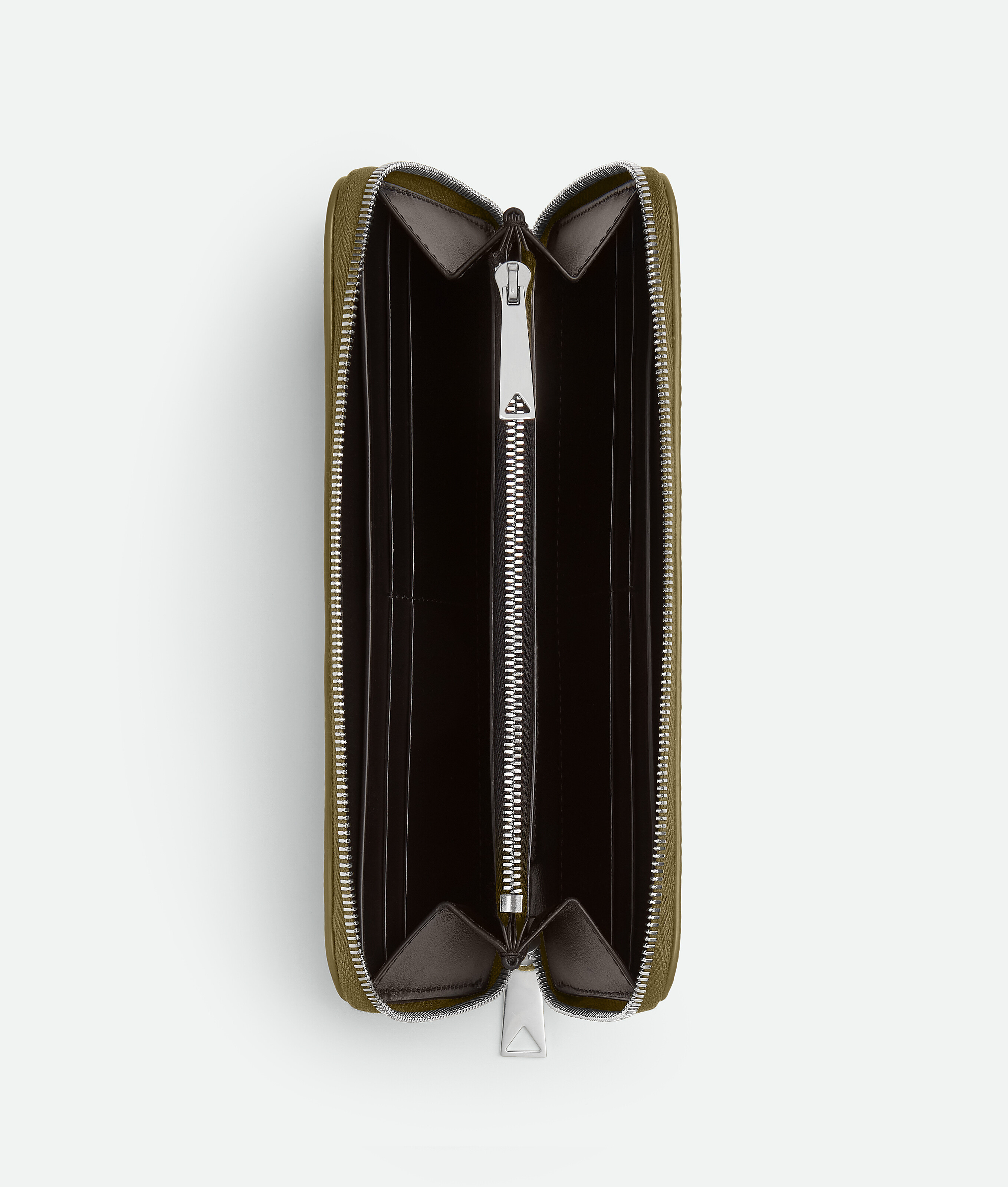 Men's Tre Zip Around Wallet in Algae/rock/bone/fondant Bottega Veneta Japan EN - Image 2