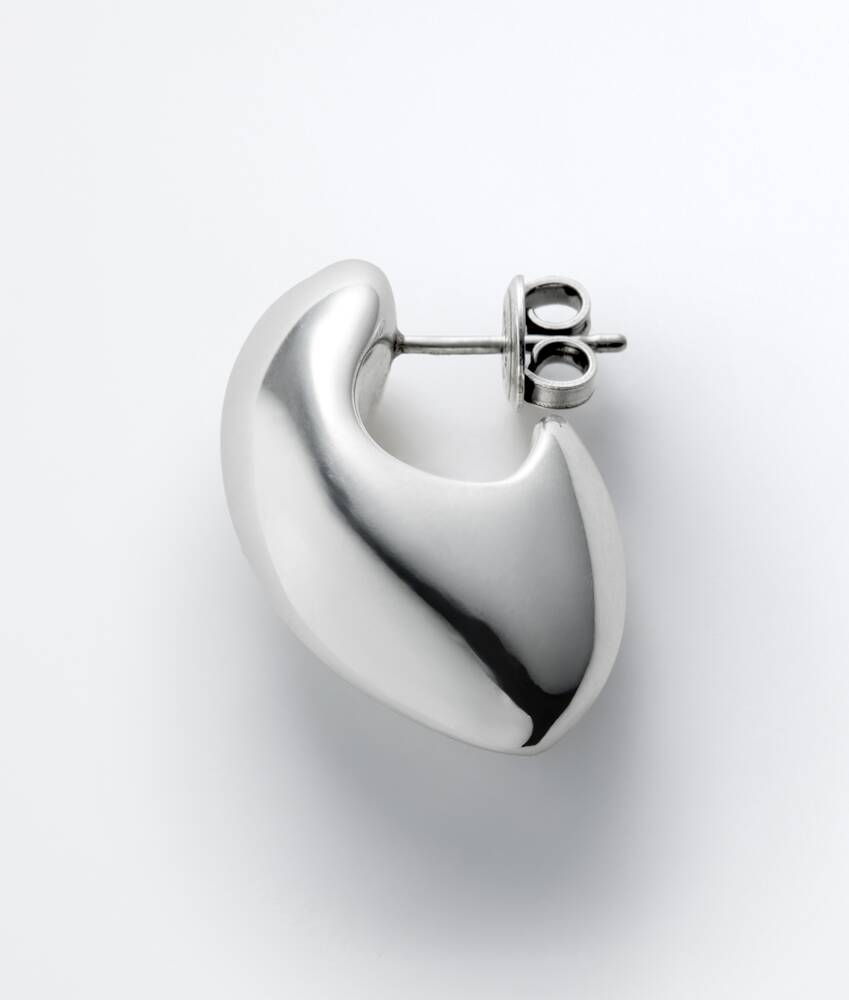 Pendientes Claw peque&ntilde;os para Mujer en Silver Bottega Veneta M&eacute;xico ES - Image 3