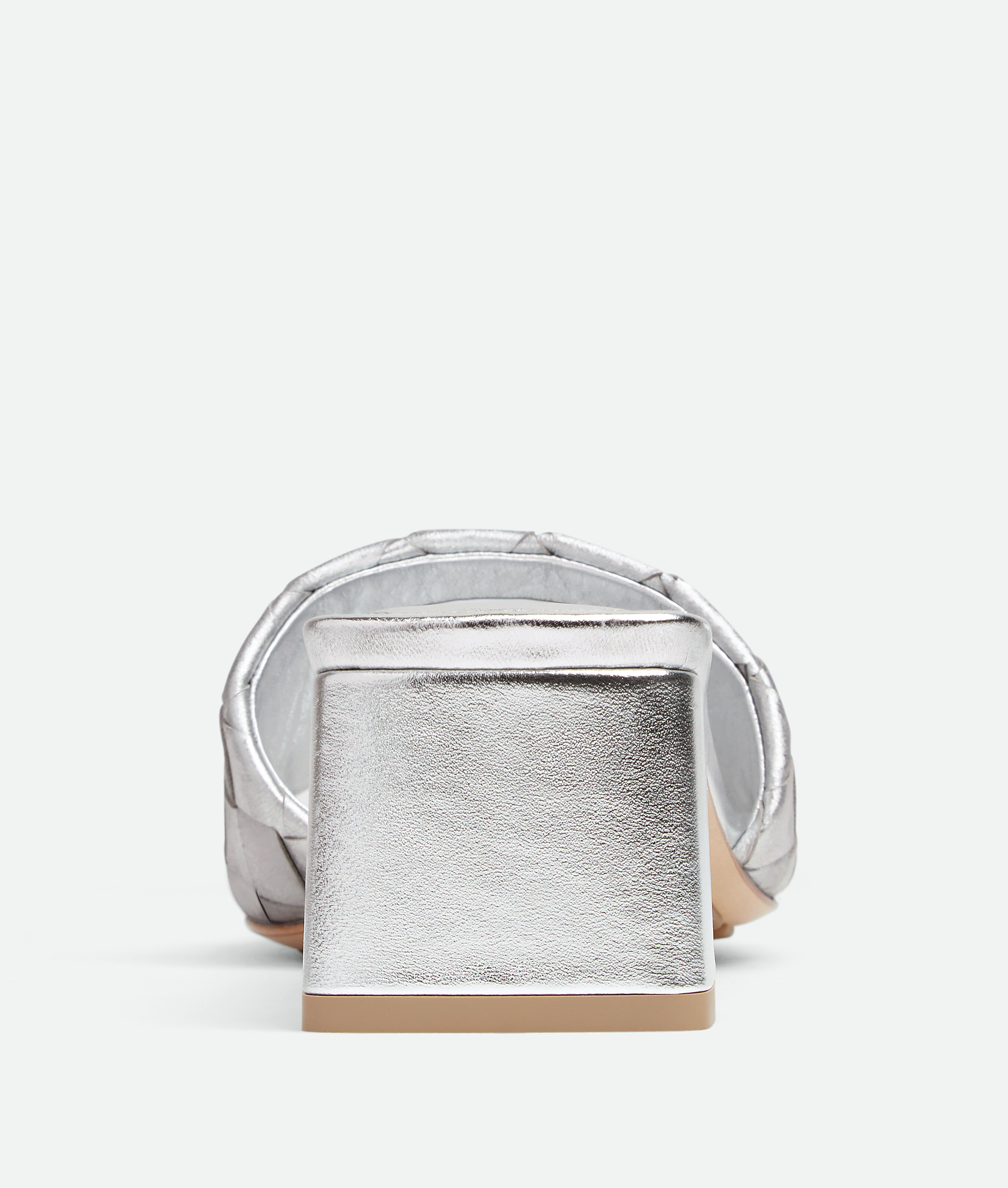 Bottega Veneta Parco Mule In Metallic