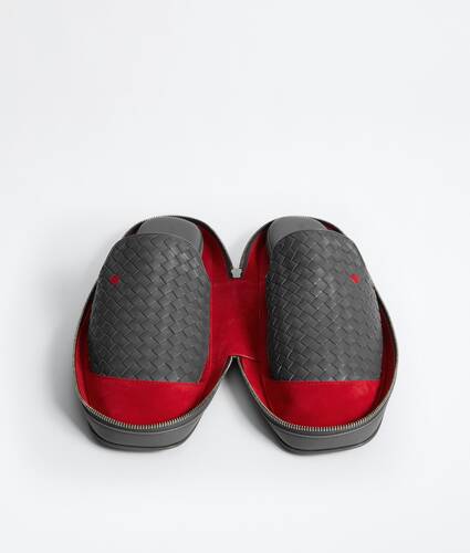 Men's Palazzo Slipper in Obsidian gray/cardinal Bottega Veneta Qatar EN - Image 3